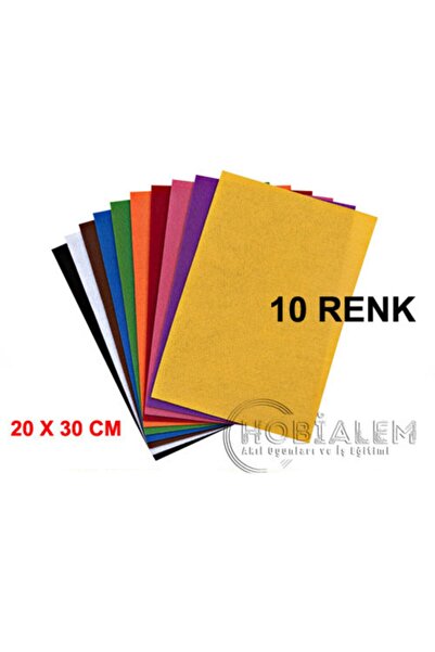 Hobialem 10 ألوان، لباد، مقاس A4، لباد يدوي للمدرسة، لباد هواية