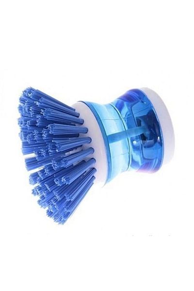 5DM Easy Dishwashing Wheel Washing Brush with Detergent Tank Dish Sponge