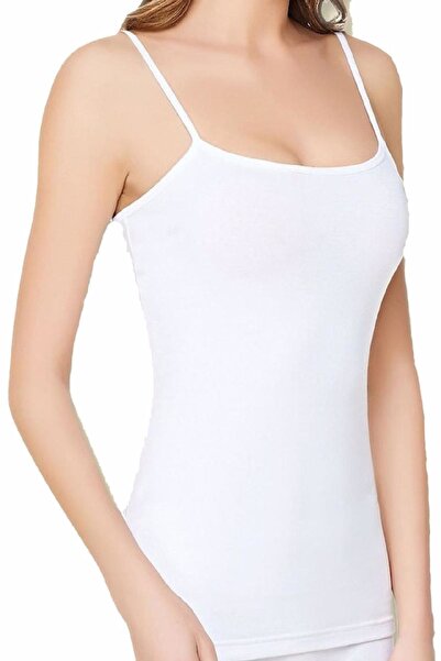 Tutku Γυναικείο λευκό μπλουζάκι με με ρέλι κορδόνια