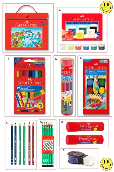 Faber Castell Kırtasiye Okul Hobi Seti (boyama Kitabı Hediyeli) Set 5