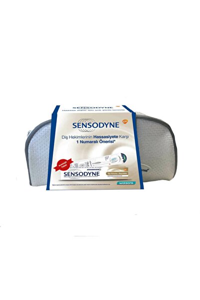 Sensodyne فرشاة أسنان معجون أسنان للتبييض والحماية الكاملة 75 مل