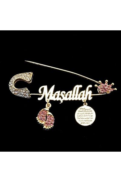 Sahi Aksesuar دبوس طية صدر السترة مكتوب عليه ما شاء الله 30
