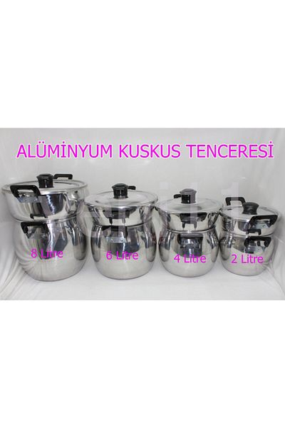 Alkor Aluminum Couscous Pot Aluminum Couscous Pot 4 Liters