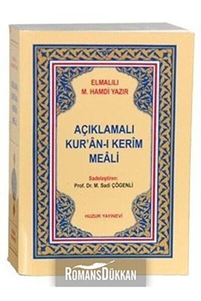 Huzur Yayınevi Açıklamalı Kuranı Kerim Meali Metinsiz Cep Boy - Elmalılı Muha...