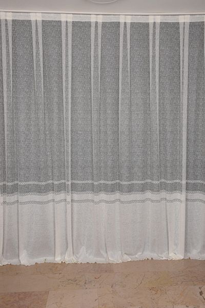 AKÇA TEKSTİL X Model Cream Color Single Wing Sewn Pleated Background Curtain 300*260 Cm