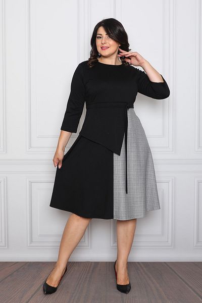 Element's Women's Dress with Black Belt and Sash Detail 4685