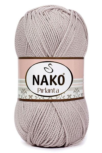 NAKO Ροζ Γκρι 3079 - 100 Gr Diamond Πλεκτό Σχοινί