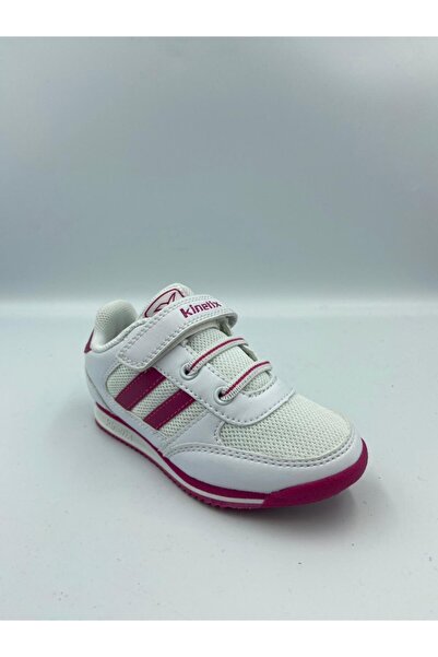 Kinetix حذاء رياضي أبيض مخطط للفتيات