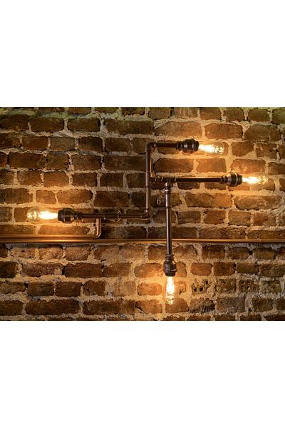 Retro Pipe Sconce Lamp