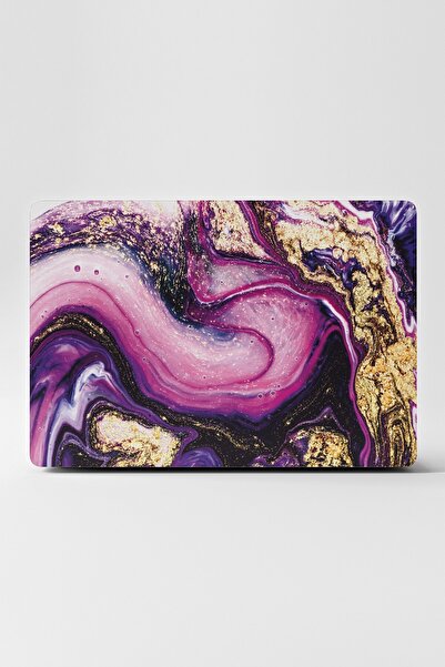 TUGİBU Notebook Macbook Yakut Mor Gold Laptop Sticker Kaplama