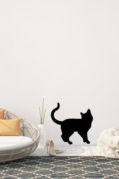 Biz Dijital Wall Stickers, Cat Sticker, Wall Sticker, Kitchen Wall Sticker