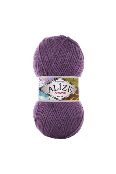 Alize Burcum Classic Πλεκτό Χειροποίητο Σχοινί Μωβ 206