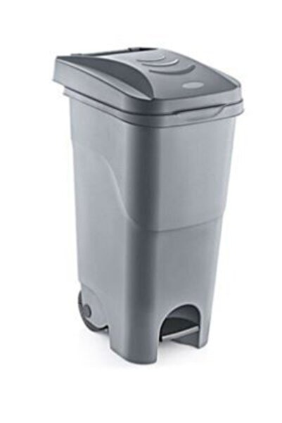 HOBBY LİFE Endüstriyel Tekerlekli Peddalı Çöp Kovası 60 Litre