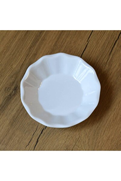 G Gültaş Melamin ve Plastik Melamin Kahveci Çay Tabağı 100 Adet Desen : Beyaz