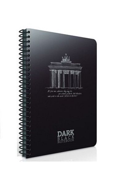 Gıpta غطاء بلاستيكي حلزوني داكن 12x17 50 ورقة غير مبطنة (2674)