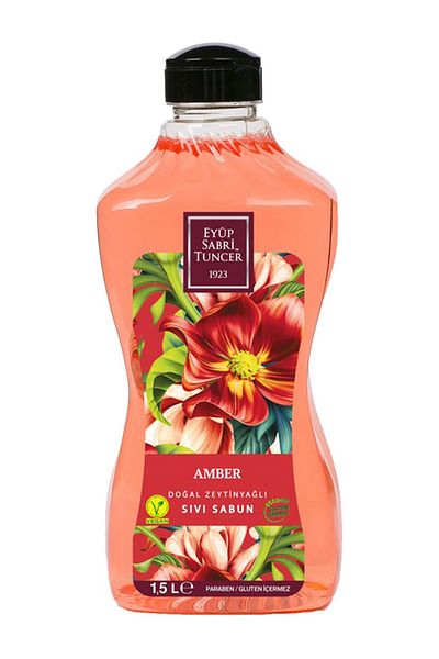 Eyüp Sabri Tuncer Amber Natural Olive Oil Liquid Soap 1.5 Lt