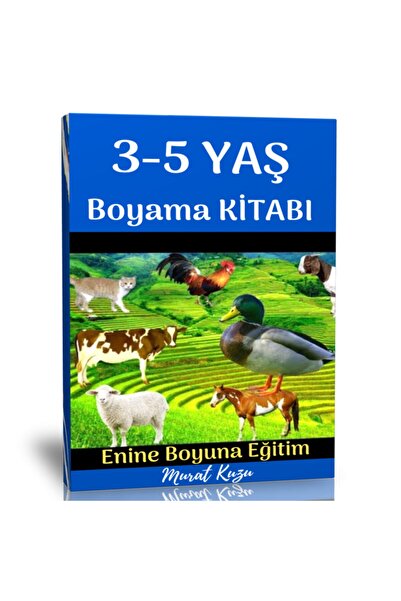 Enine Boyuna Eğitim Coloring Book for Ages 3-5