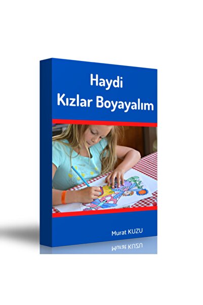 Enine Boyuna Eğitim Let's Paint Girls Book