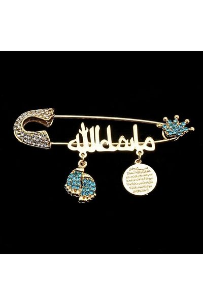 Sahi Aksesuar دبوس طية صدر السترة مكتوب عليه باللغة العربية ما شاء الله 33