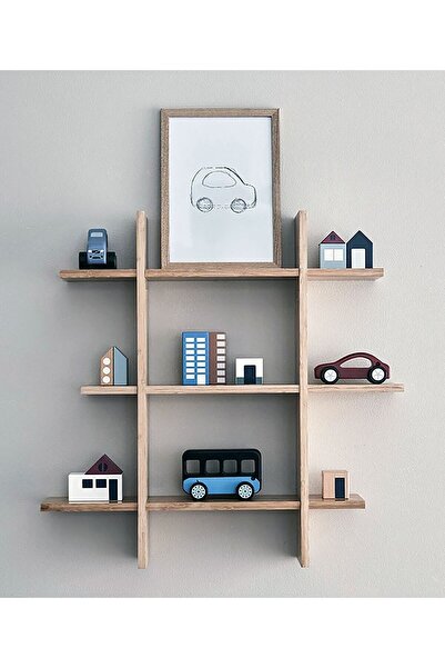 Genel Markalar Dekoratif Tasarım Kitaplık Ahşap Çok Amaçlı Mutfak Banyo Çoklu...