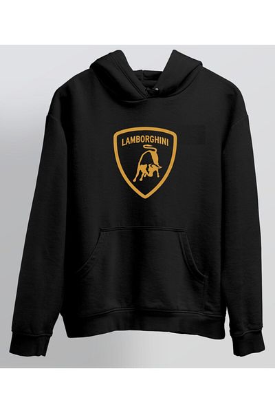 venüsdijital Φούτερ Lamborghini με στάμπα με κουκούλα