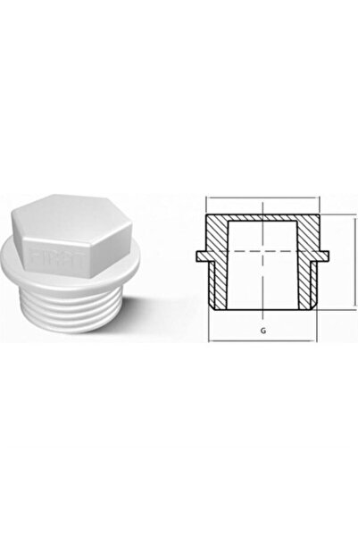 FIRAT Pprc Kör Tapa 20 Mm Temiz Su ( 5 Adet )