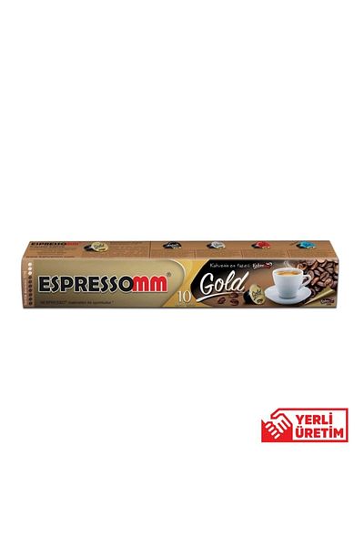 ESPRESSOMM Nespresso Compatible Gold Capsule Coffee (10 PCS)