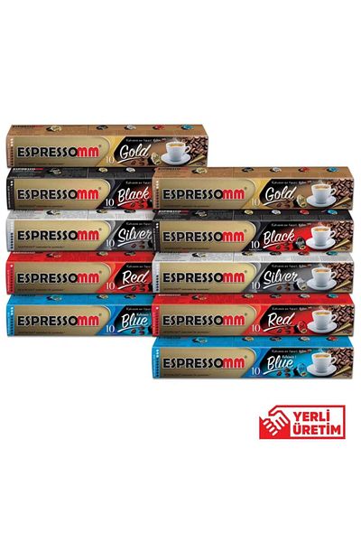 ESPRESSOMM Nespresso Compatible Mixed Capsule Coffee (100 PCS)