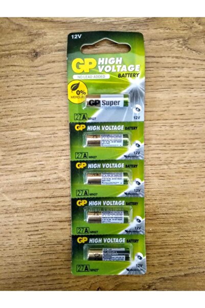 GP 27a 12v Kumanda Ve Cihaz Pili Son Kullanım Tarihi 2023 5 Adet