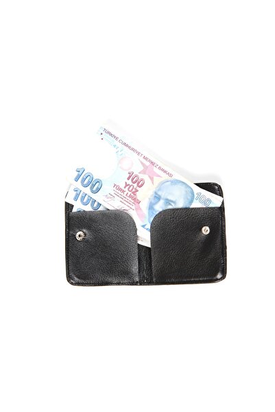 Kenpool Içten Çıtçıtlı Açılan Kredi Kartlık Cüzdan 5 Bölmeli S.deri Siyah (knp-11s) Modeli