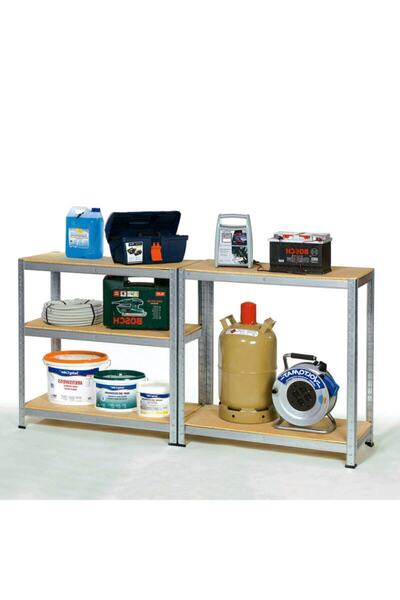 Genel Markalar Raf Metal Raf Sistemi Yük Rafı 5 Raflı 875 Kg Taşıma Kapasitel...