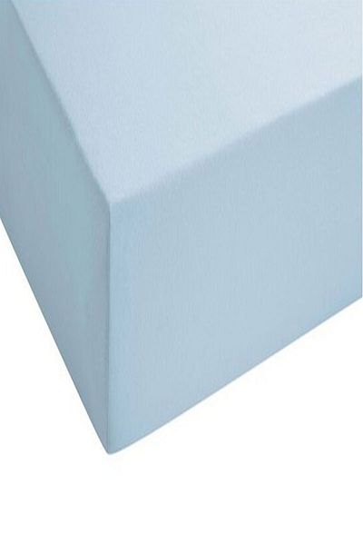 COTENCONCEPT 120 x 200 x 30 εκ. Απλό βαμβακερό μονό ελαστικό εφαρμοστό χτενισμένο σεντόνι