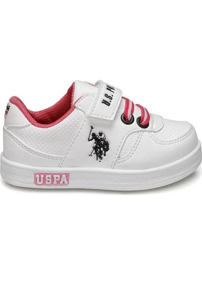 U.S. Polo Assn. Cameron White Fuchsia
