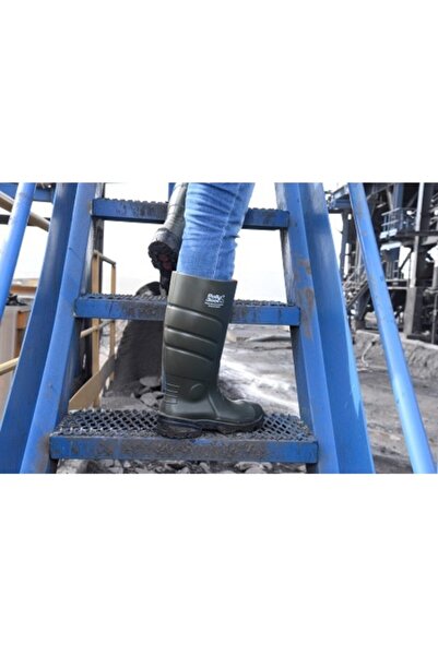 Polly Boot Pollyboot Galaxy Vega Pu Çizme Uzun Her Numara "çelik Burunsuz"