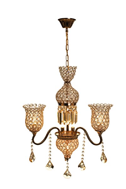 Sarper Gold Kaplama Sarkıt Avize