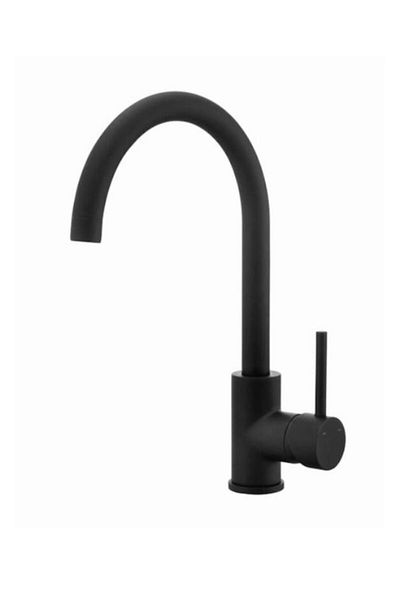 cooke&lewis Rod Handle Sink Faucet Matte Black