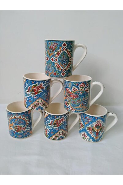 Sultan Çini -çini El Emeği Teşhip Sanatı Özel Tasarım Kabartma Desenli Çini 6...