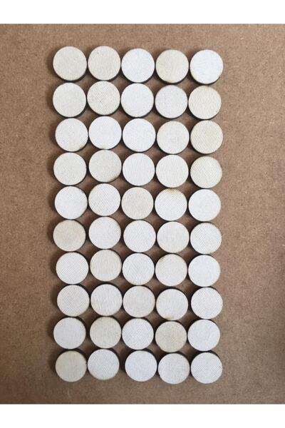 Palet Sanat 50'li Set 2,5 Cm Yuvarlak Pres Tuval