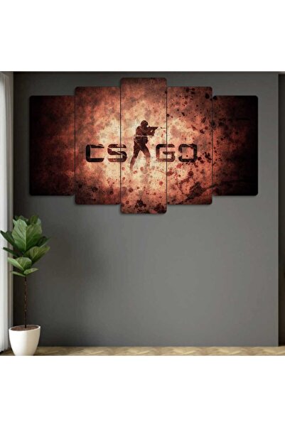 EVLOYA Csgo 5 Parçalı Tablo