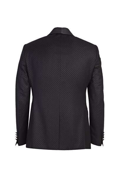 Abdullah Kiğılı Woolen Patterned Slim Fit Suit