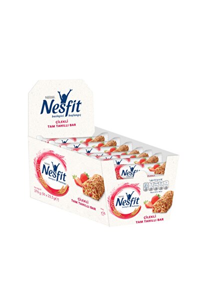 Nestle Nesfit Tam Tahıllı Çilekli Bar 16 Adet
