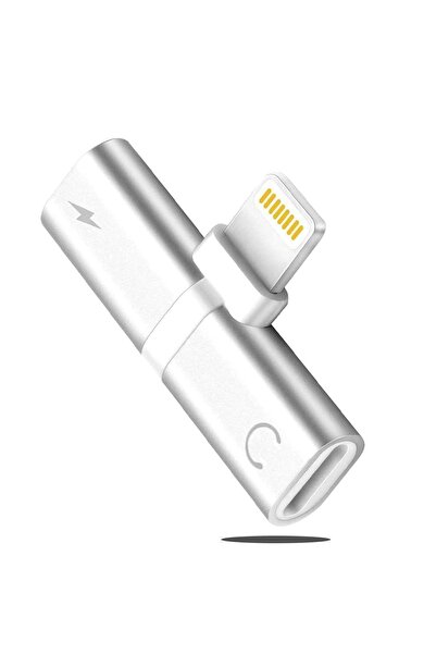 Microcase Iphone Uyumlu Lightning Splitter 2in1 Şarj Ve Kulaklık Çevirici