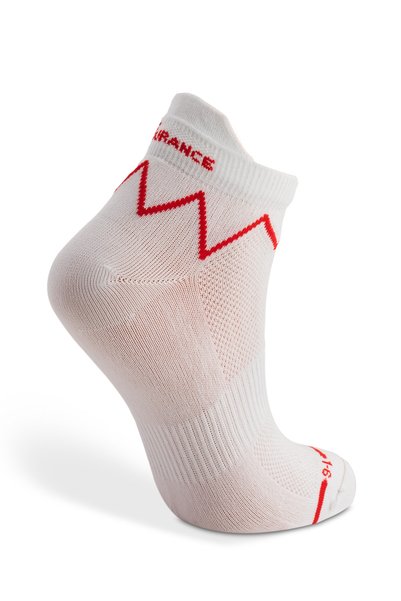 VİE ENDURANCE Unisex Beyaz Düşük Kesim Koşu Çorabı