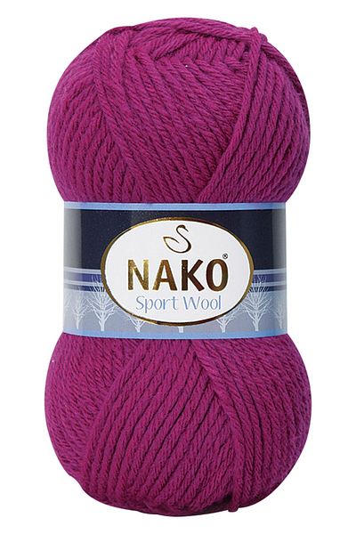 NAKO Sport Wool 6964 - 100 Gr.Hand Knitting Rope with Earrings