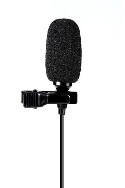 Microcase Lavalier Serisi 3.5 mm Profesyonel Youtuber Yaka Mikrofonu 1.5 Metre Al2524