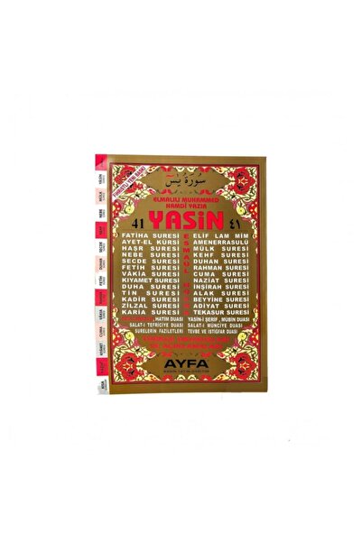 Ayfa Basın Yayın 41 Yasin Ayfa Yayınları Cami Boy Büyük Basım Bilgisayar Hatlı