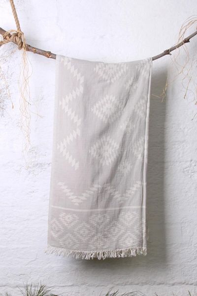 Baveno 100% βαμβάκι 90x180 Peshtemal Πετσέτα θαλάσσης Ethnic Pattern Jacquard