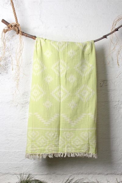 Baveno 100% βαμβάκι 90x180 Peshtemal Πετσέτα θαλάσσης Ethnic Pattern Jacquard
