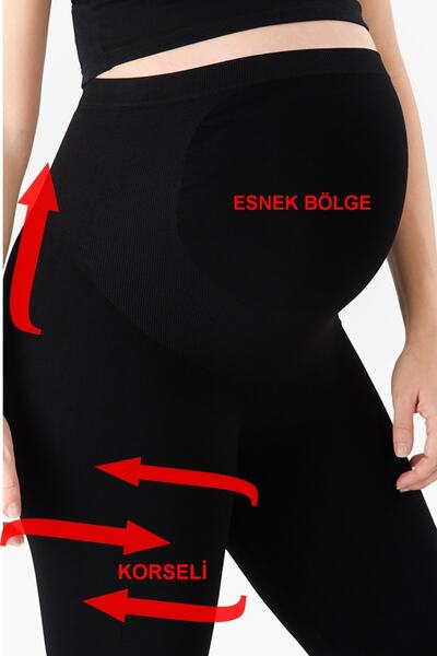 Akdağ Sportswear Toparlayıcı Hamile Tayt