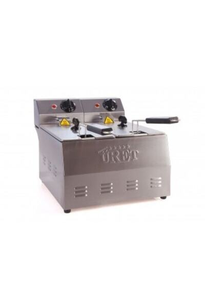 Özen Mutfak Üret Model Çiftli 3+3 Fritöz Ikili Patates Kızartma Makinesi 3+3 ...